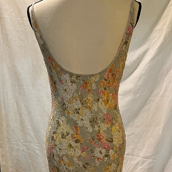 Vintage Y2K beaded cowl gown 🤍 - Picture 8 of 8
